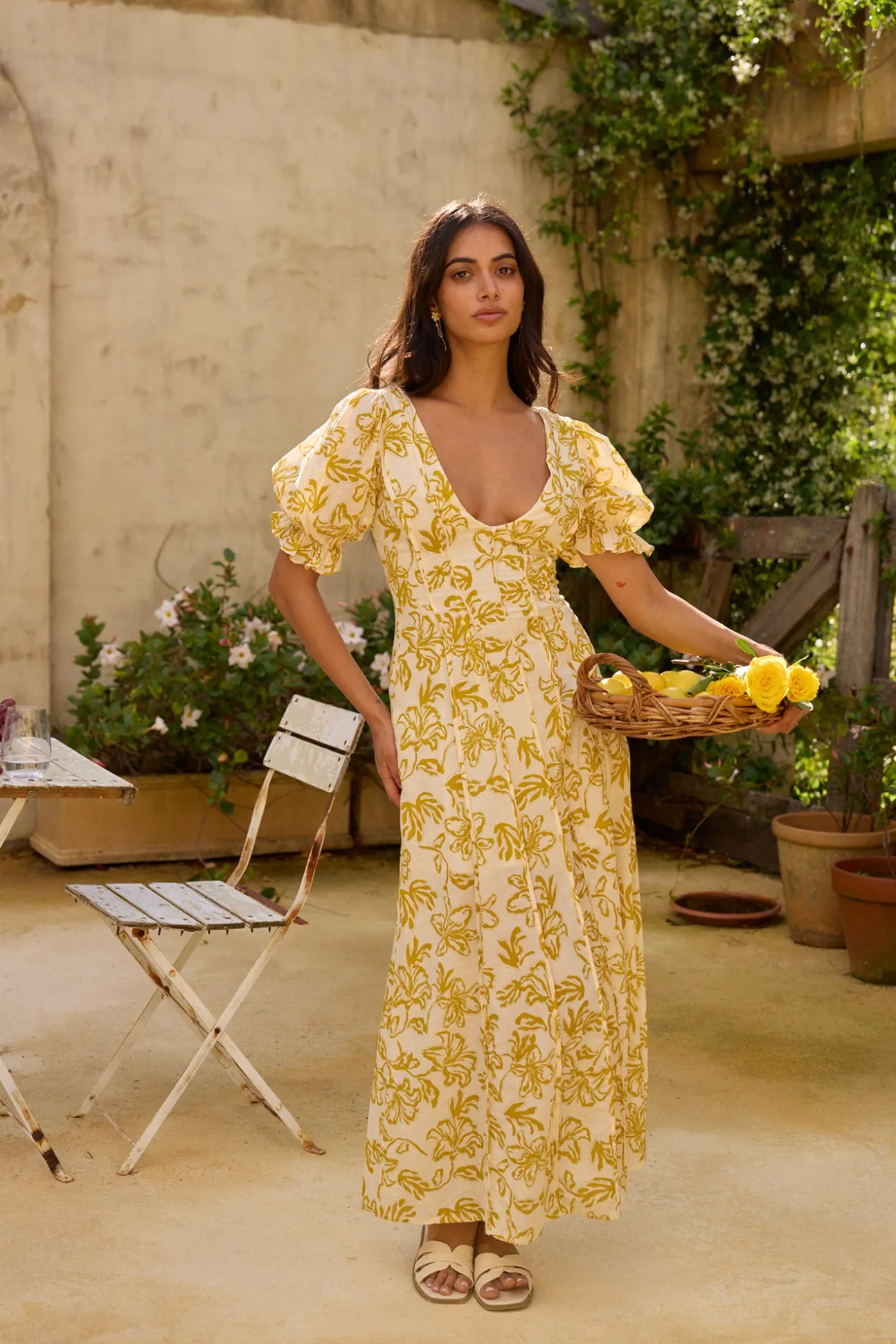 Golden Child Maxi Dress Yellow