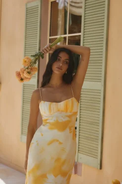 Golden Hour Maxi Dress Yellow