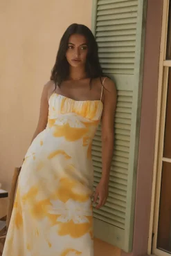 Golden Hour Maxi Dress Yellow