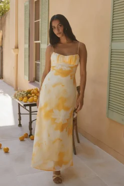 Golden Hour Maxi Dress Yellow