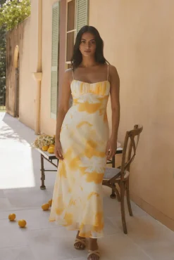 Golden Hour Maxi Dress Yellow