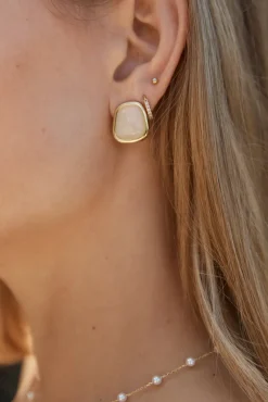 Goodnight Kisses Earrings Gold