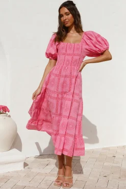 Got It Handled Maxi Dress Pink