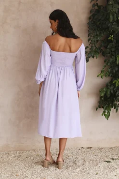 Great Escape Midi Dress Purple