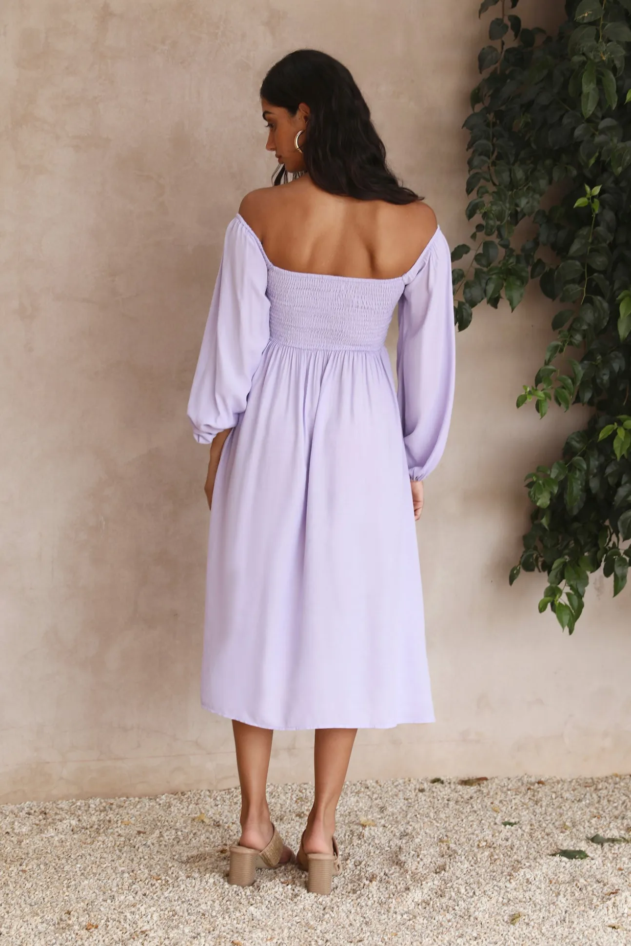 Great Escape Midi Dress Purple