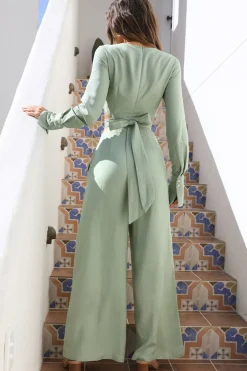 Happy Moments Jumpsuit Sage