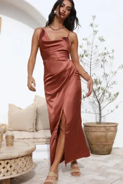Having You Maxi Dress Brown