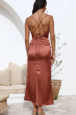 Having You Maxi Dress Brown