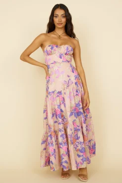 Hear Me Now Maxi Dress Pink