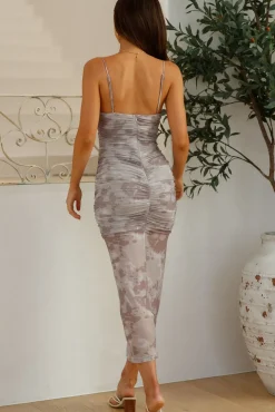 Heart Eyes Maxi Dress Grey