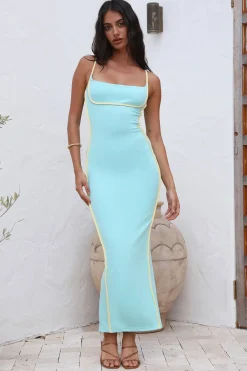 Heart Of Mine Maxi Dress Blue