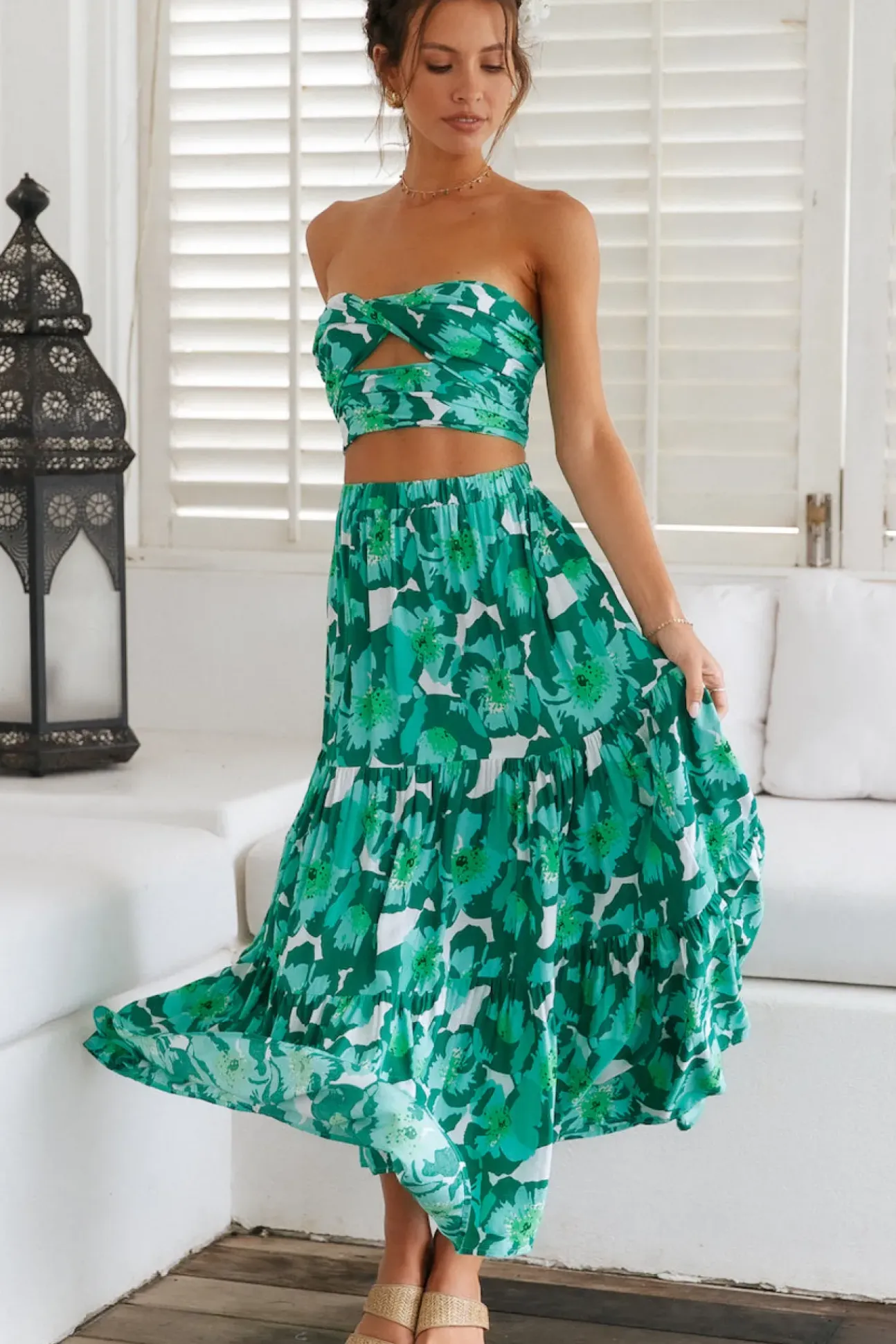 Heart Of The Jungle Maxi Skirt