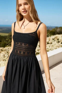 Heat Wave Maxi Dress Black