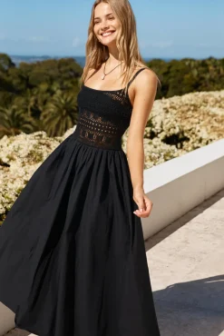 Heat Wave Maxi Dress Black