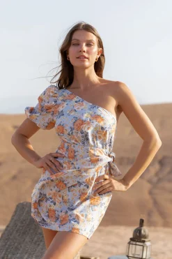 HELLO MOLLY Flowers Of The Sun Dress Blue