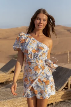 HELLO MOLLY Flowers Of The Sun Dress Blue