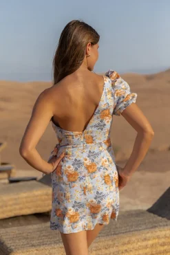 HELLO MOLLY Flowers Of The Sun Dress Blue
