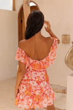 HELLO MOLLY Flowers On My Mind Dress Pink