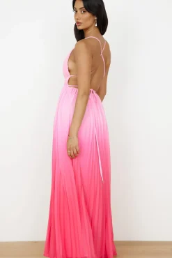 HELLO MOLLY Love Letter To You Maxi Dress Pink