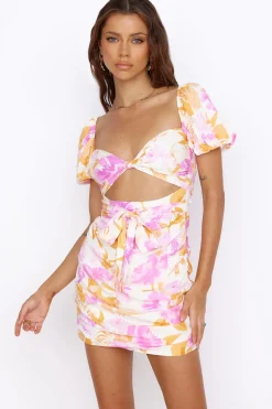 HELLO MOLLY Somewhere In The Tropics Mini Dress Floral