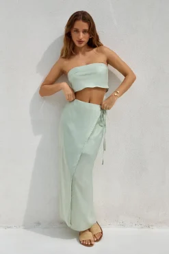 Here To Stay Crop Top Green