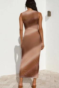 Holding Onto You Maxi Dress Brown