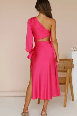 Hold Your Shine Maxi Dress Pink