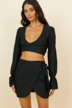 Holiday Feels Skirt Black