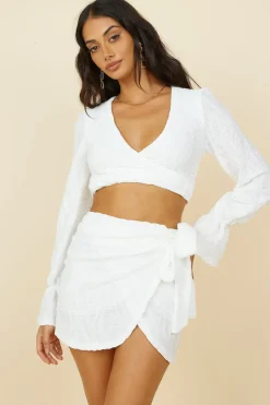 Holiday Feels Skirt White