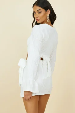 Holiday Feels Skirt White