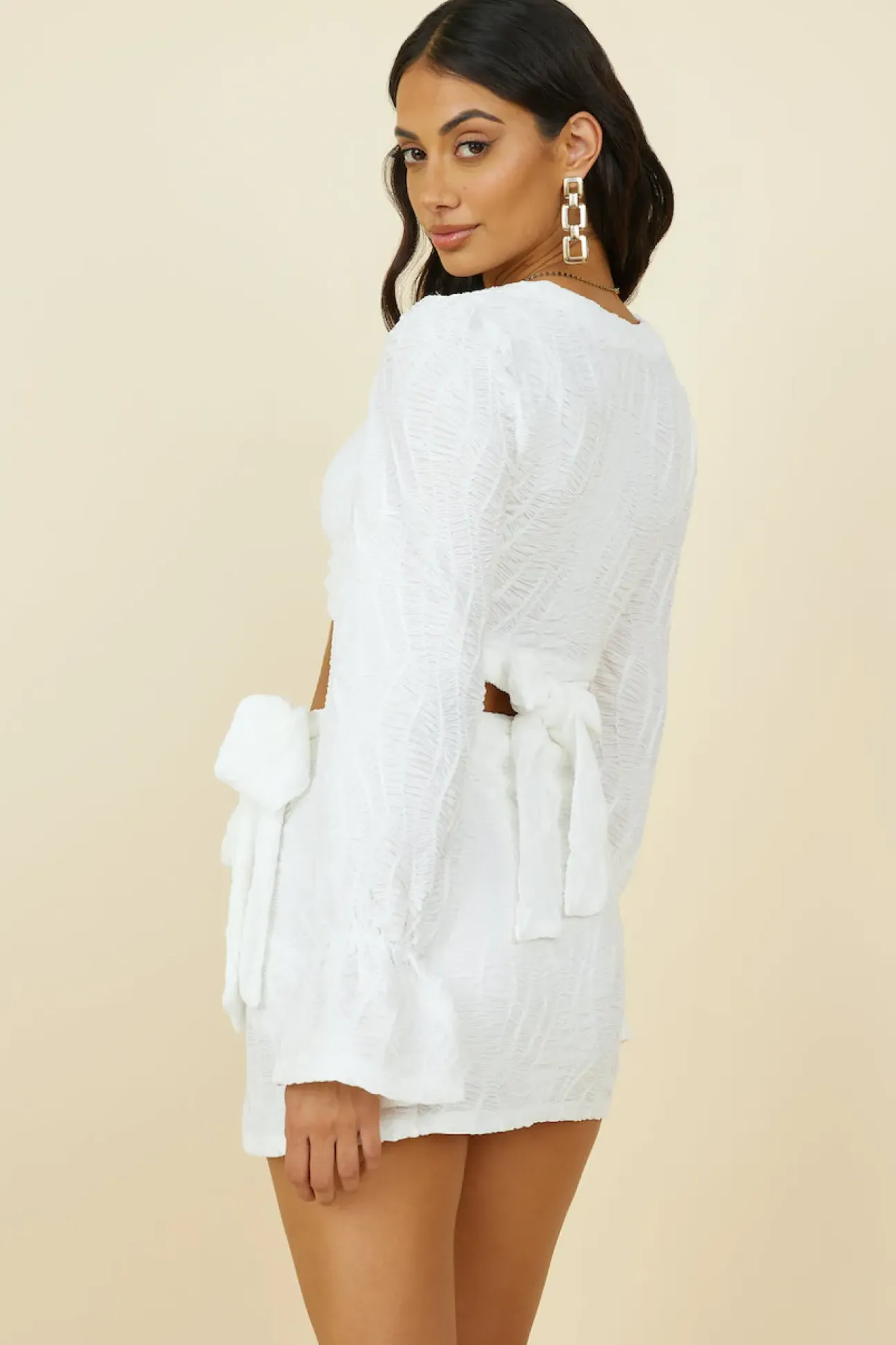 Holiday Feels Skirt White