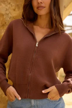 Hot Chocolate Cardigan Brown