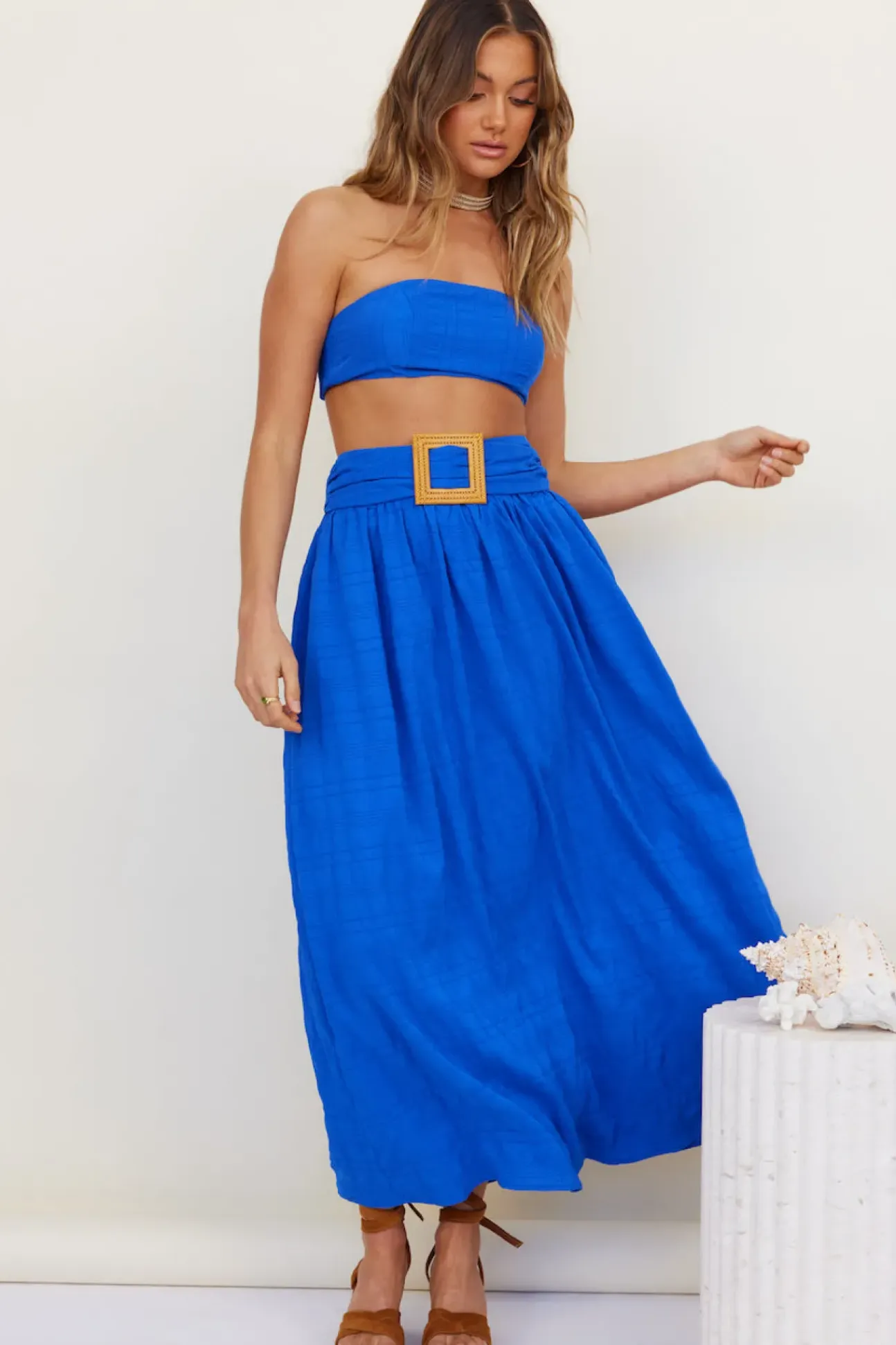 Hundred Years Crop Top Blue