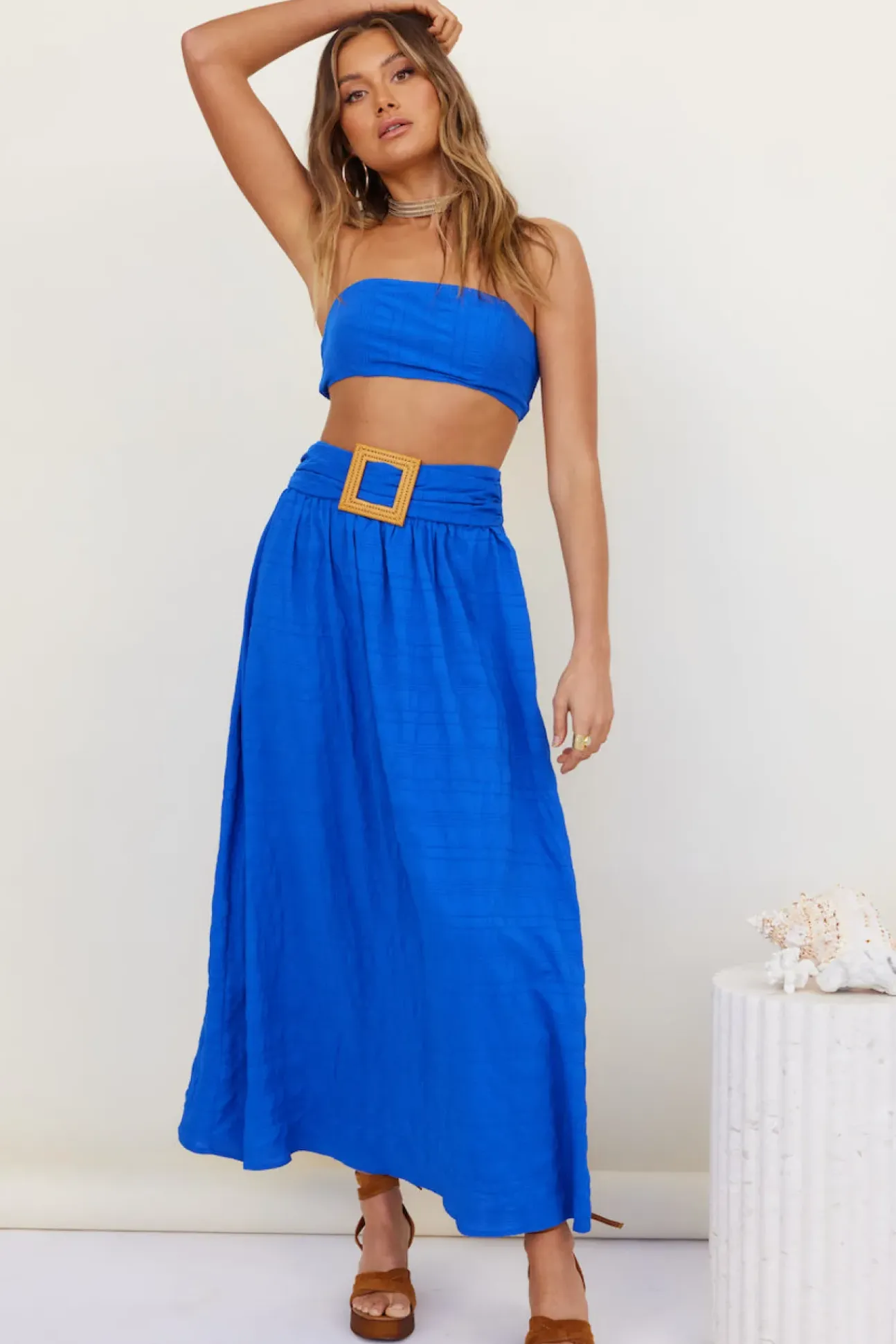 Hundred Years Crop Top Blue