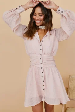 Idyllic Locations Dress Blush
