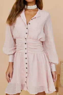 Idyllic Locations Dress Blush