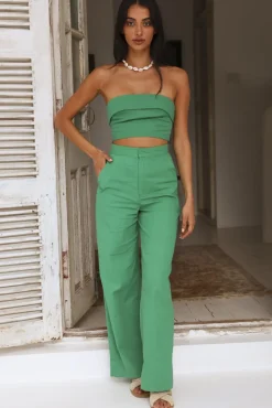 In Hindsight Pants Green