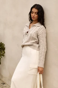 In The Alps Knit Brown