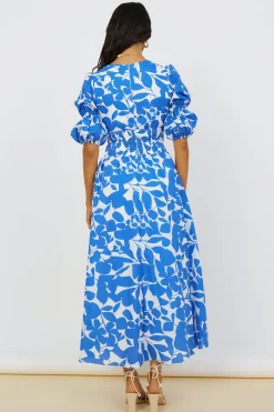 In The Cosmos Maxi Dress Blue