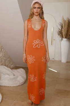 In the Summertime Maxi Dress Orange
