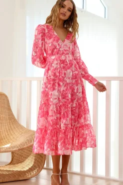 Into Heaven Maxi Dress Pink