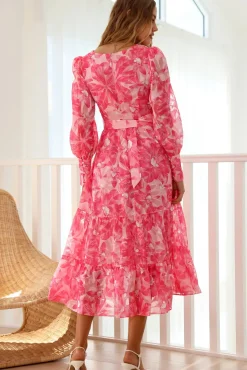 Into Heaven Maxi Dress Pink