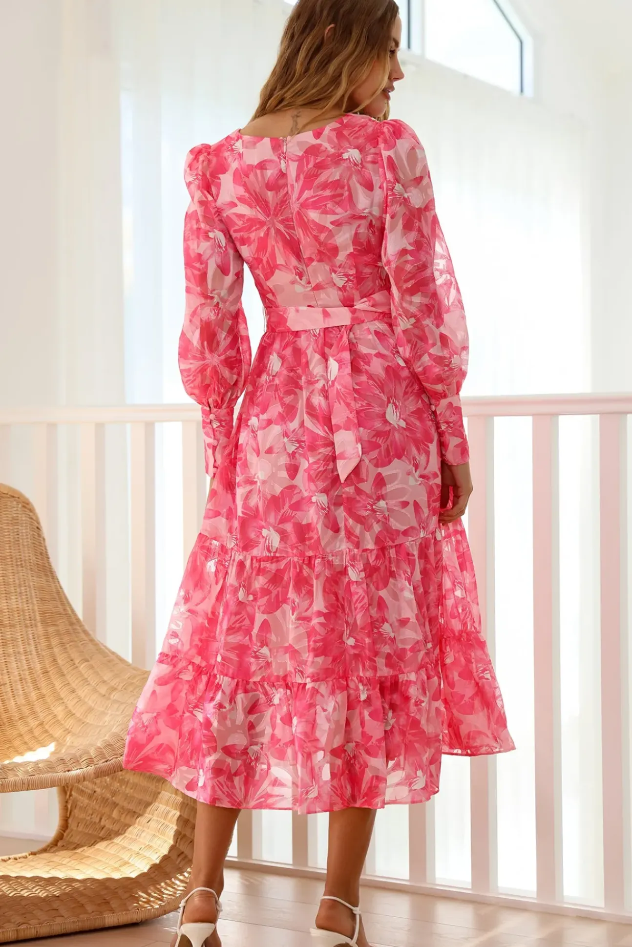 Into Heaven Maxi Dress Pink