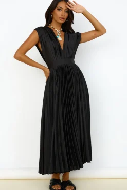 Iridescent Nights Maxi Dress Black