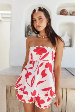 Isla Bloom Set Red