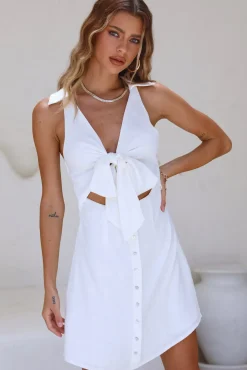 Island Cruise Dress White