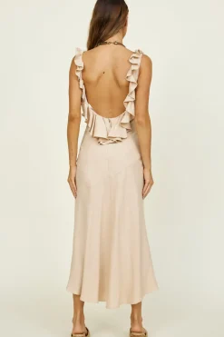 Island Dreaming Maxi Dress Beige