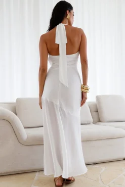 Ivory Dream Maxi Dress White