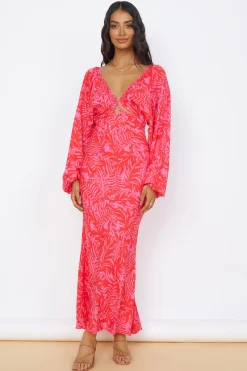 Joyful Endeavors Maxi Dress Pink