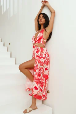 Joyful Quest Maxi Dress Red